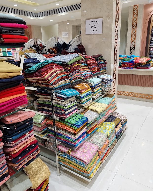 Interior aisle view at ASRITHA FASHION MALL, Lakshmipuram Main Road, Guntur